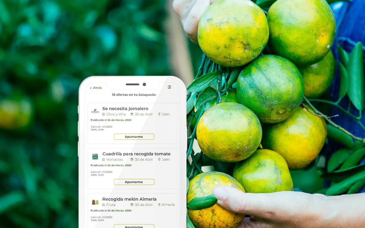 ¿Buscas trabajo en el campo?