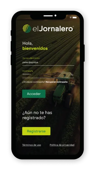 Descarga la App y regístrate