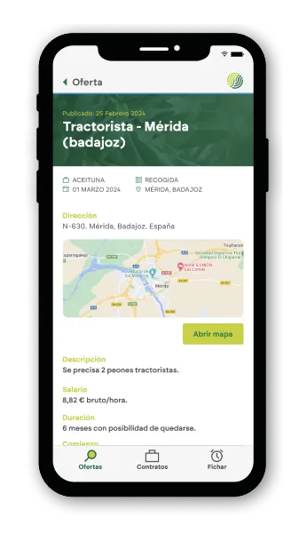Revisa los detalles de la oferta