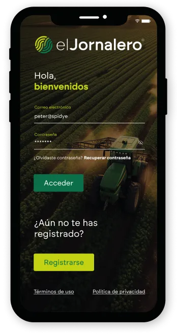 Uso de la APP